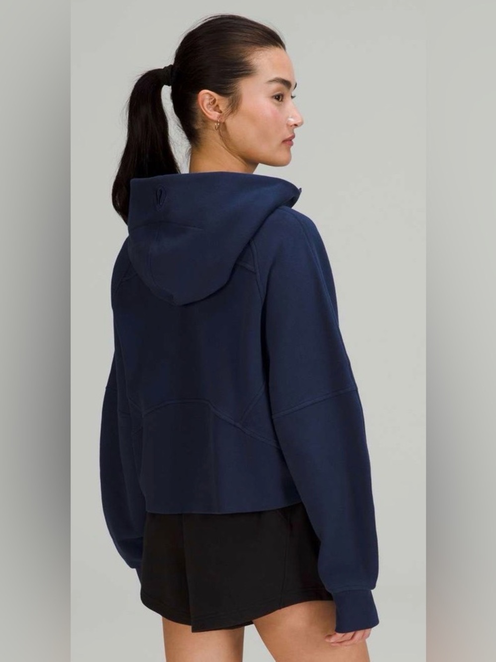 Lululemon Scuba Long Sleeve Logo Hooded Oversized Half-Zip Hoodie Jacket - Picture 6 of 11